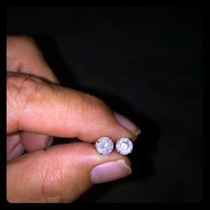 1 1/4 Carat Diamond Solitaire Studs